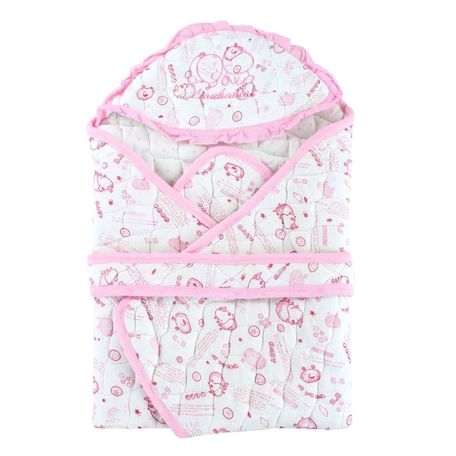 "SnuggleNest: Soft & Cozy Newborn Baby Blankets (Pink & Blue)"